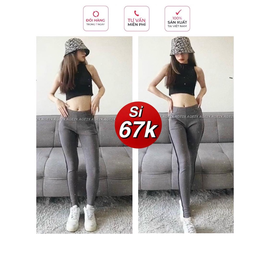 Quần Legging Borip AGE2X, Hàng Chính Hãng Tôn Dáng, Ôm Body, Phom Thể Thao Năng Động