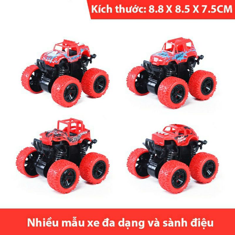 Xe đồ chơi - xe địa hình quán tính bánh đà đẩy tay không dùng pin