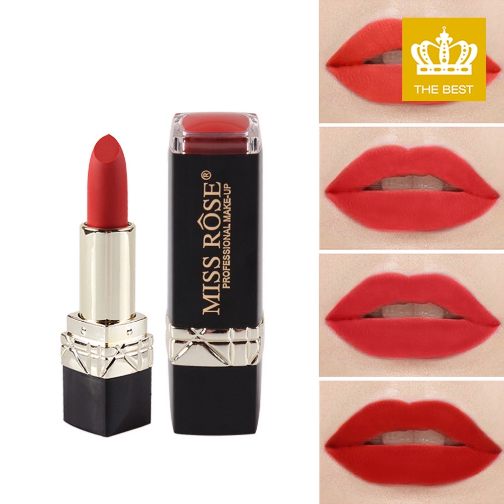 [Hàng mới về] Son môi MISS RÔSE giúp giữ ẩm lâu trôi tiện dụng