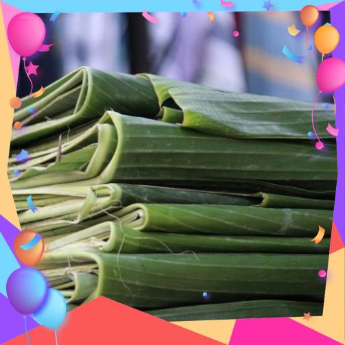 Hàng chất lượng loại I - Lá chuối tươi gói bánh