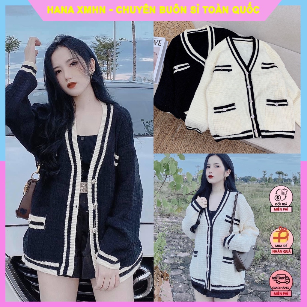 [ÁO CHOÀNG LEN] Cardigan Nữ Màu Trơn Hàn Quốc | WebRaoVat - webraovat.net.vn