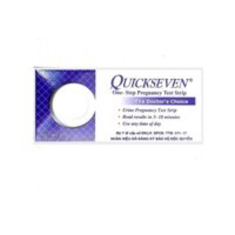 Que thử thai quickseven - quicktrip