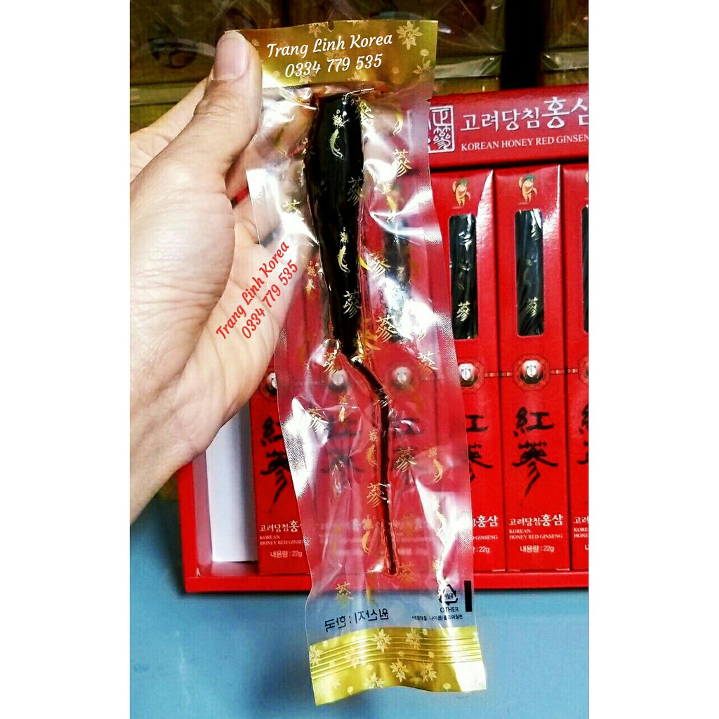 Hồng sâm hàn quốc tẩm mật ong, hộp 10 củ - Sâm củ tẩm mật ong nguyên chất - tranglinhkorea | BigBuy360 - bigbuy360.vn