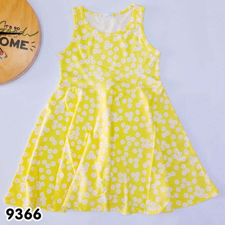 Đầm Thun Cotton Bé Gái Nhiều Mẫu Cho Bé Từ 22-37KG