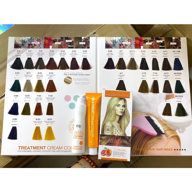 Nhuộm siêu dưỡng  phụ bạc, thời trang AVATY tại nhà và salon
