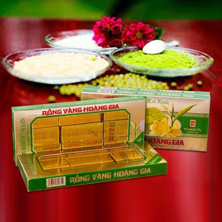 [FREE SHIP] hộp bánh đậu xanh trà xanh 300g Rồng Vàng Hoàng Gia