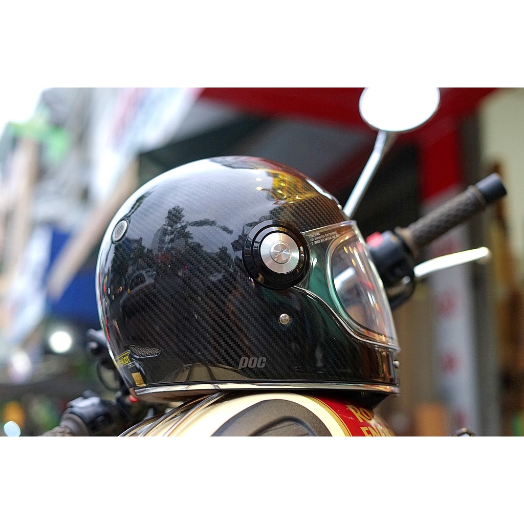 Nón fullface POC RETRO Shiny black