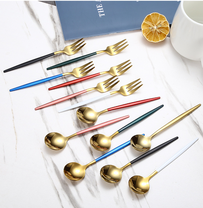 Nĩa Ăn Trái/ Muỗng Nĩa Bằng Thép Không Gỉ 304 13cm