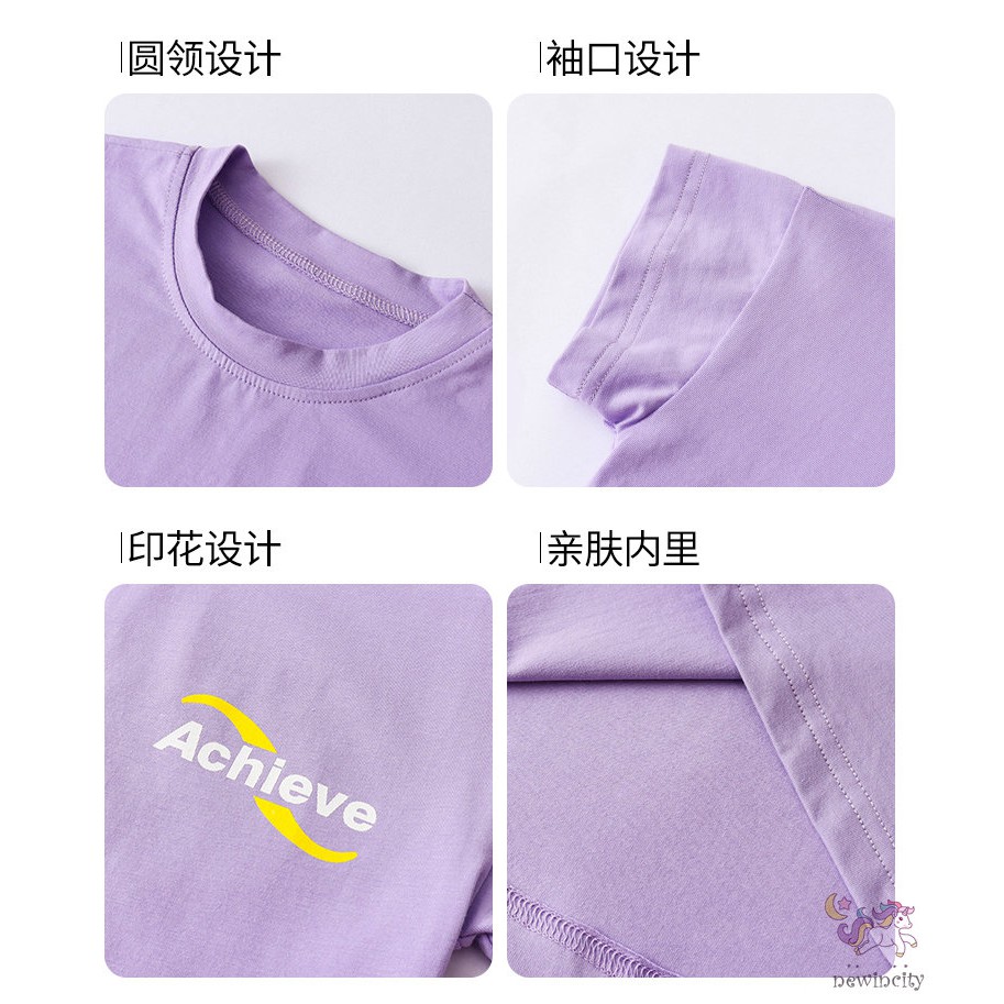 Áo Thun Tay Ngắn Kiểu Hàn Quốc Dành Cho Bé Gái