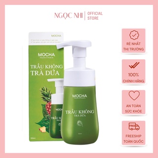 Dung Dịch Vệ Sinh Trầu Không Trà Dứa Mocha, Dạng Bọt Tự Nhiên Siêu Dày Siêu Mịn Đầu Tiên Và Độc Quyền