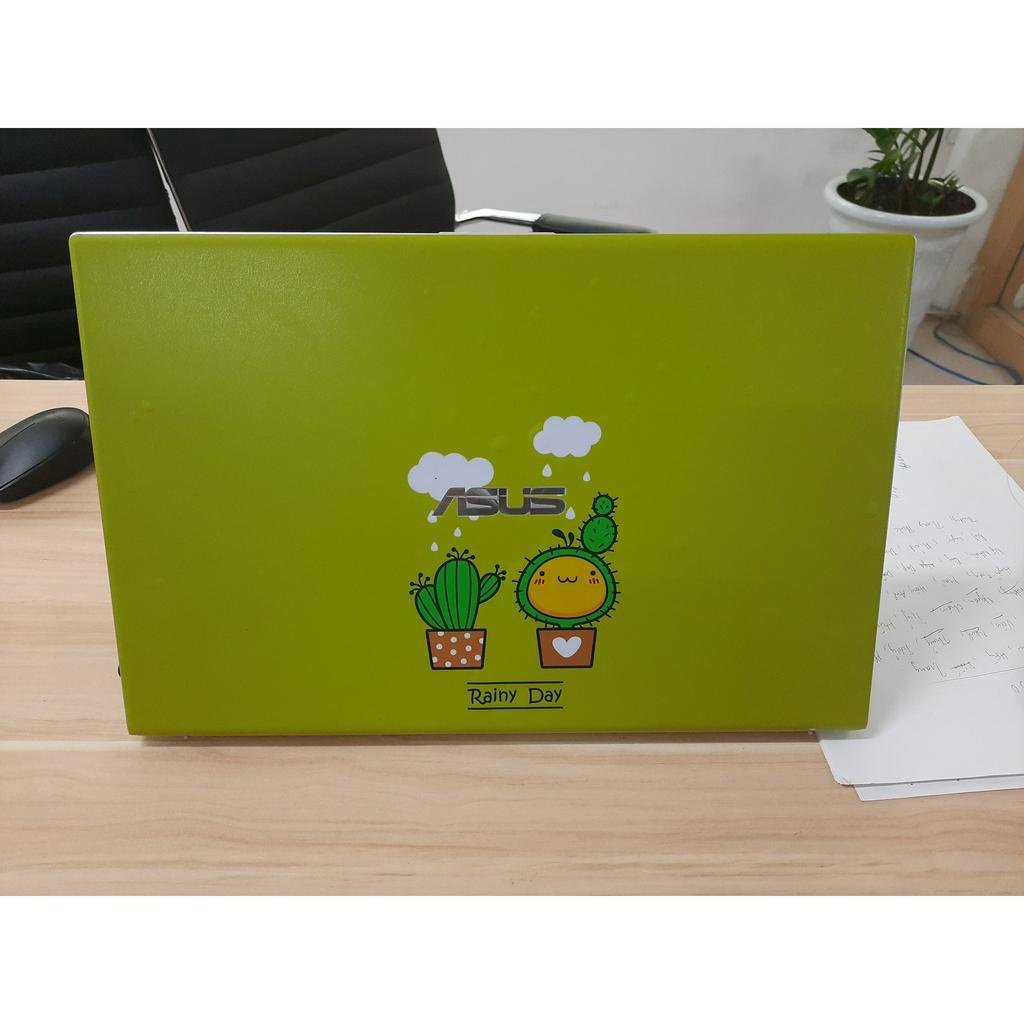 Skin xương rồng màu xanh cho các dòng máy laptop