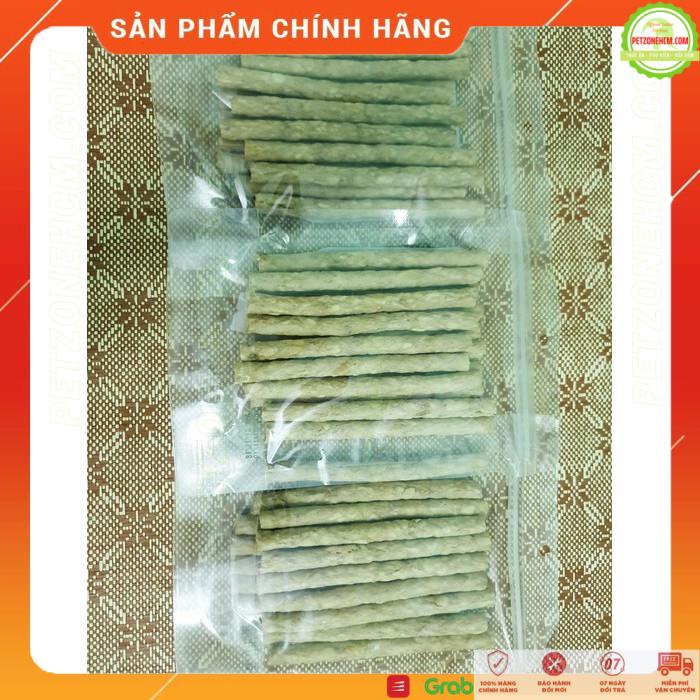 Xương đồ ăn cho chó  FREESHIP  Pet Snack bánh thưởng xương da gà cho chó cún THT MS: 861 15 cây