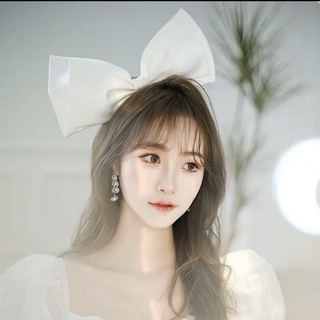 Kẹp tóc nơ bản to 2 tầng