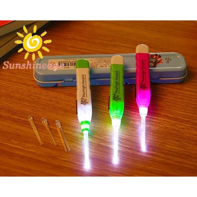 [Hàng mới về] Dụng cụ lấy ráy tai đa năng có đèn quat sát an toàn cho trẻ em