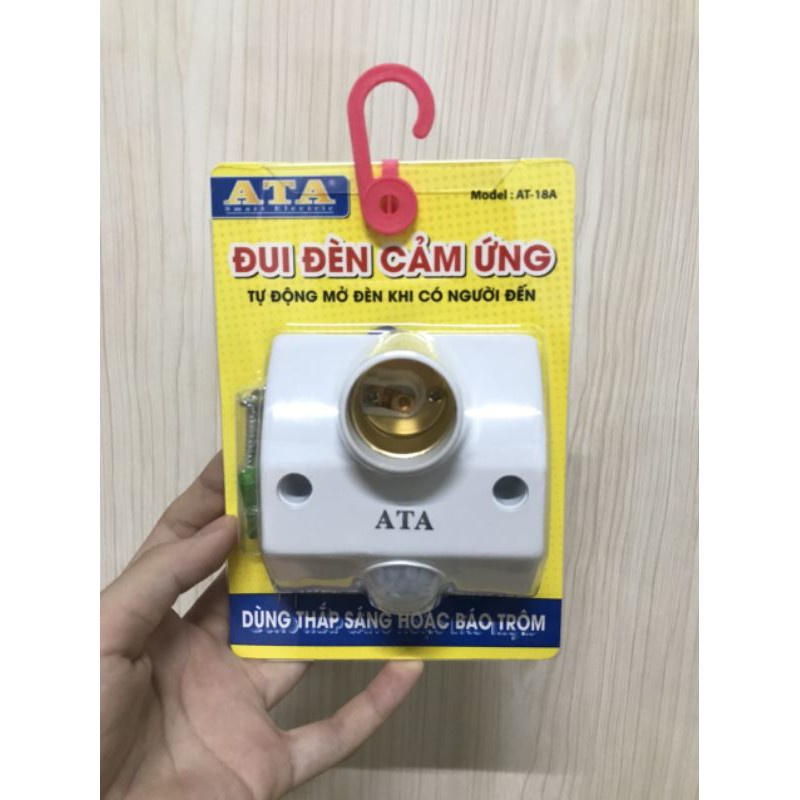 Đui Đèn Cảm Ứng Hồng Ngoại ATA model AT18A Đuôi E27- Hàng Cao Cấp- Uy Tín Chất Lượng