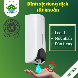 [Dán tường] Bình xịt cồn rửa tay treo tường Viphaen, bình đựng xà phòng gắn tường 350 ml (màu trắng)