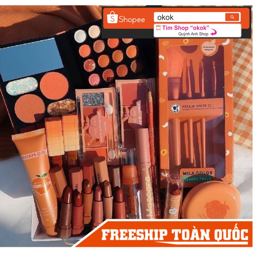 Bộ trâng điểm 21 món PEACH TANAKO chuẩn thái