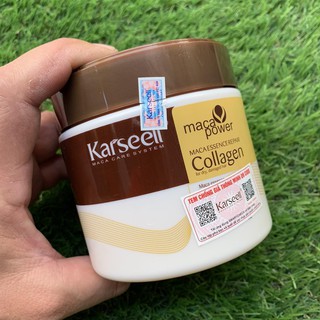 Dầu hấp tóc Collagen Karseell Maca siêu mềm mượt tóc 500ml ( hũ )