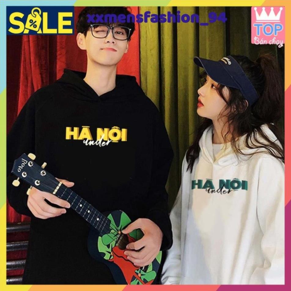 Áo Hoodie chất NỈ under Hà Nội, ÁO phom Rộng 100% Cotton Nam Nữ Unisex -lo9 🌺 !