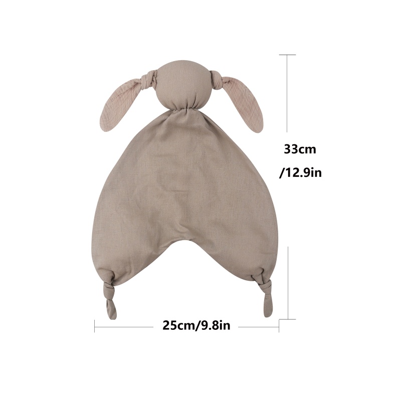 Khăn Cotton Mềm Mại Hình Chú Thỏ Đáng Yêu Cho Bé Sơ Sinh