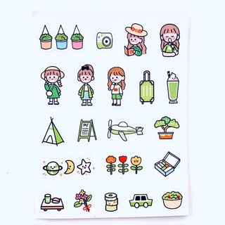 COMBO 5 hình dán không thấm nước cute (hình ngẫu nhiên)