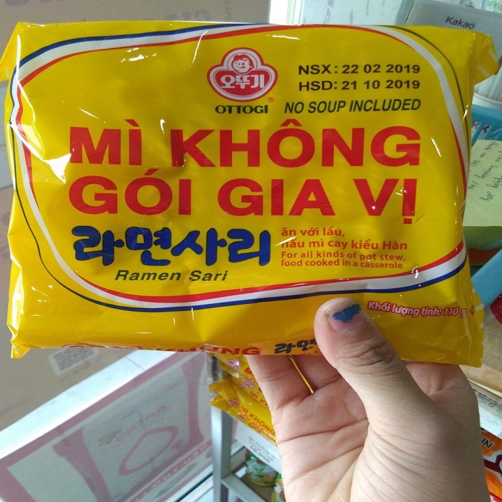 MÌ KHÔNG GÓI GIA VỊ OTTOGI 110g