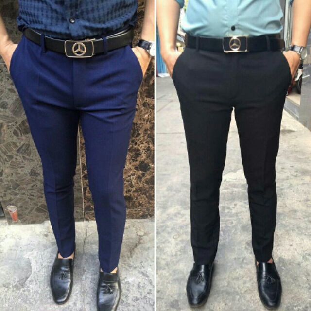 (SIÊU RẺ) Set 2 quần tây body hàn quốc, vải tuyết mưa,co giãn nhẹ