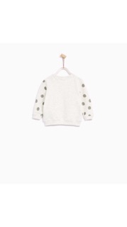 Áo nỉ zara thêu nổi