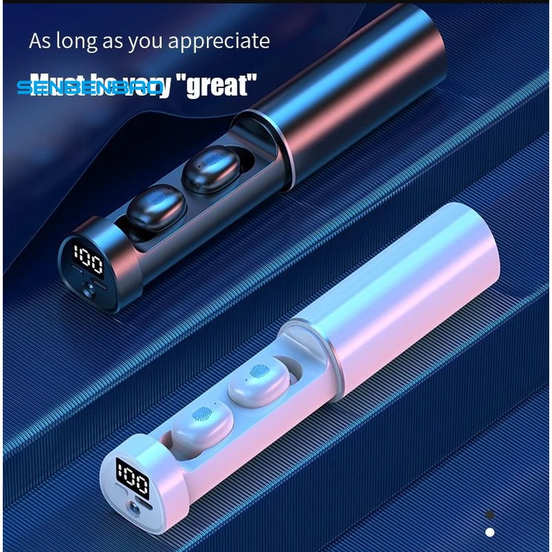 Tai Nghe Nhét Tai Bluetooth Không Dây N21 TWS Có Micro Cho Xiaomi Huawei