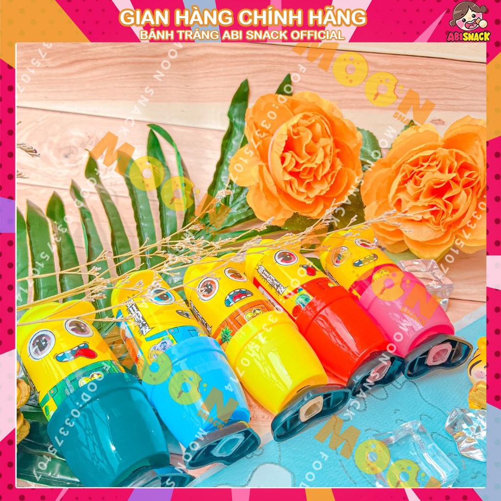 Kẹo ống thạch jelly ngộ nghĩnh chú bé nón vàng 18g