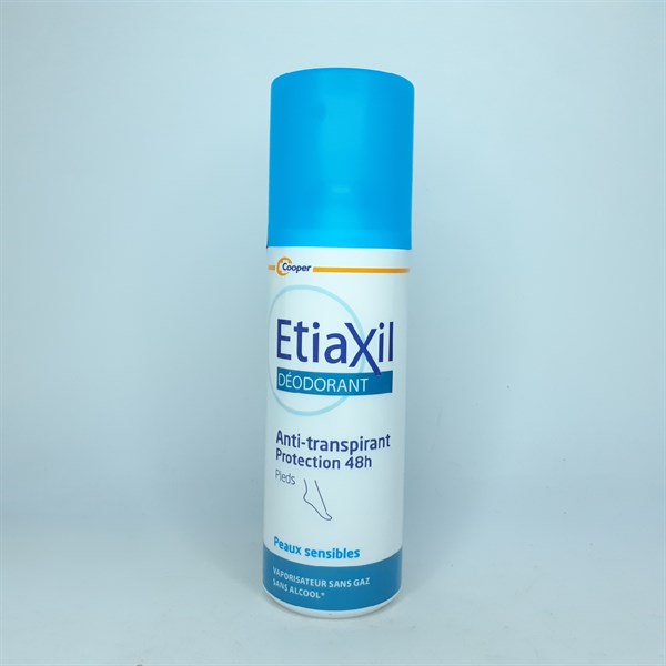 Xịt khử mùi chân Etiaxil Deodorant Anti Transpirant Protection 48h 100ml