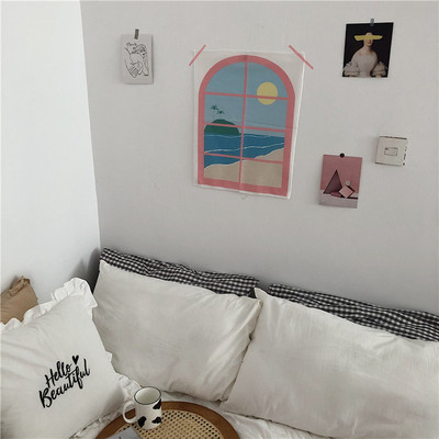 Thảm Treo Tường Trang Trí Hình Phong Cảnh Kích Thước 40x50cm