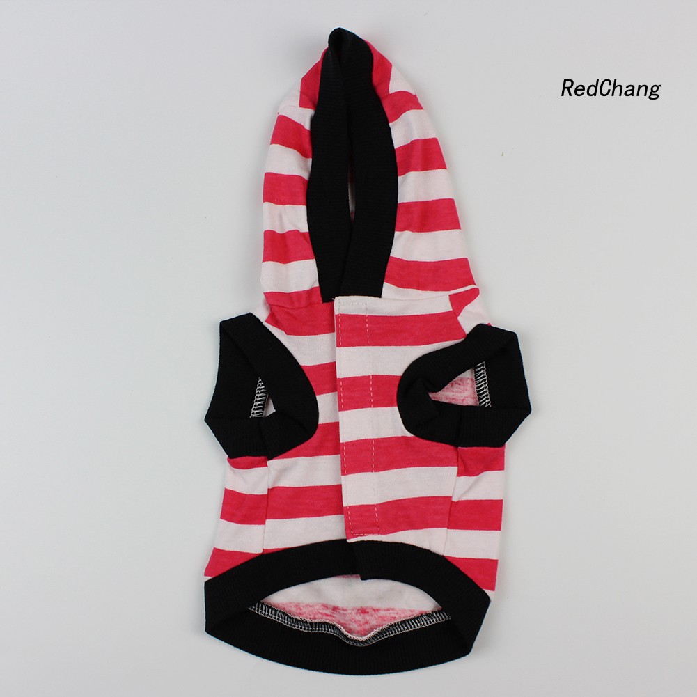 Áo Hoodie Họa Tiết Sọc Ngang Cho Thú Cưng