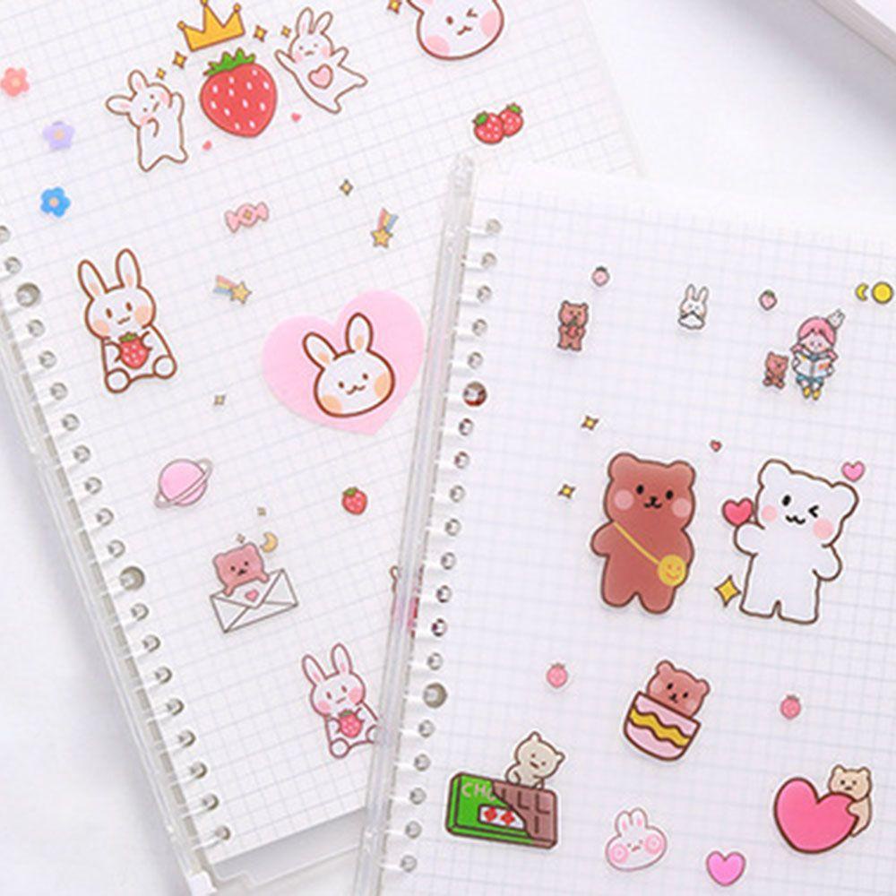 Layor1 Sticker Dán Trang Trí Sổ Tay Nhật Ký Hình Dễ Thương