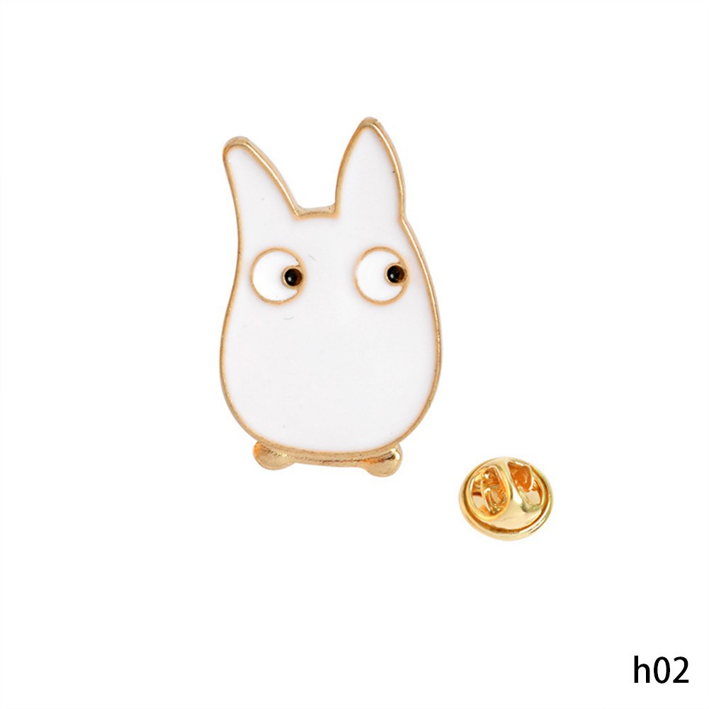 flowersqueen Ghim cài áo hình nhân vật phim hoạt hình Totoro đáng yêu