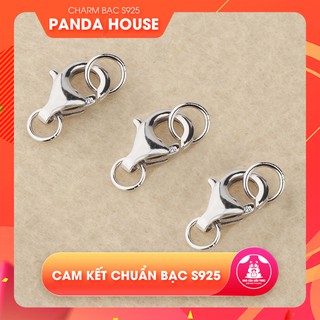 Khóa bạc s925 móc càng cua 10*7mm - panda house