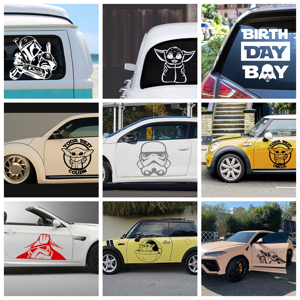 Phim vinyl Dán Trang Trí Xe Hơi In Chữ star wars