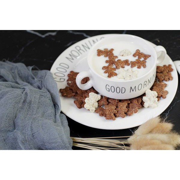 Ngũ cốc socola hình Gấu Choco teddy hiệu Familia nhập khẩu Thụy Sĩ