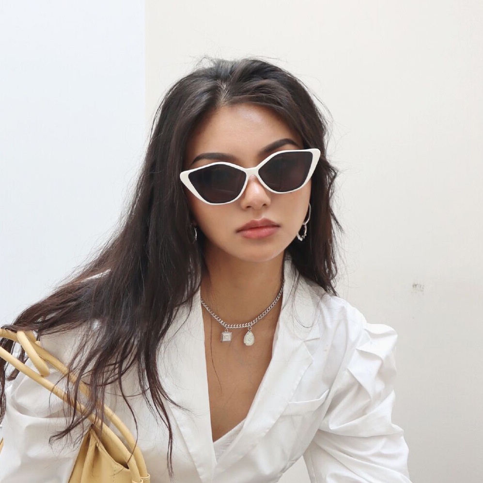 Kính Mát Mắt Mèo Thời Trang Âu Mỹ Sành Điệu Cho Nữ