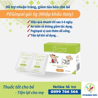 Bột nhuận tràng, hết táo bón - PEGinpol gói 5g