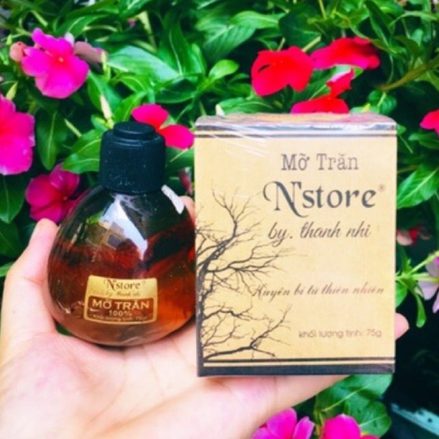Mỡ trăn FREESHIP Mỡ Trăn Nguyên Chất N'store triệt lông 75gram, mờ rạn da, dịu vết bỏng lành tính tại nhà 75gr