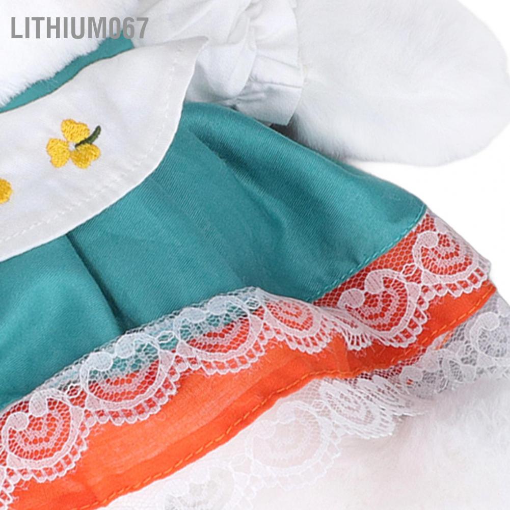 Lithium067 Lithium067 Đồ chơi thỏ sang trọng Mềm mại thân thiện với da có thể giặt được Trẻ em dễ thương Quà tặng thú nhồi bông cho bé trai Cô gái