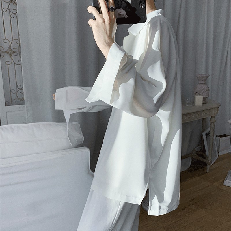 Áo Sơ Mi Dài Tay Cổ Bẻ Thời Trang Hàn Quốc Dành Cho Nam | BigBuy360 - bigbuy360.vn