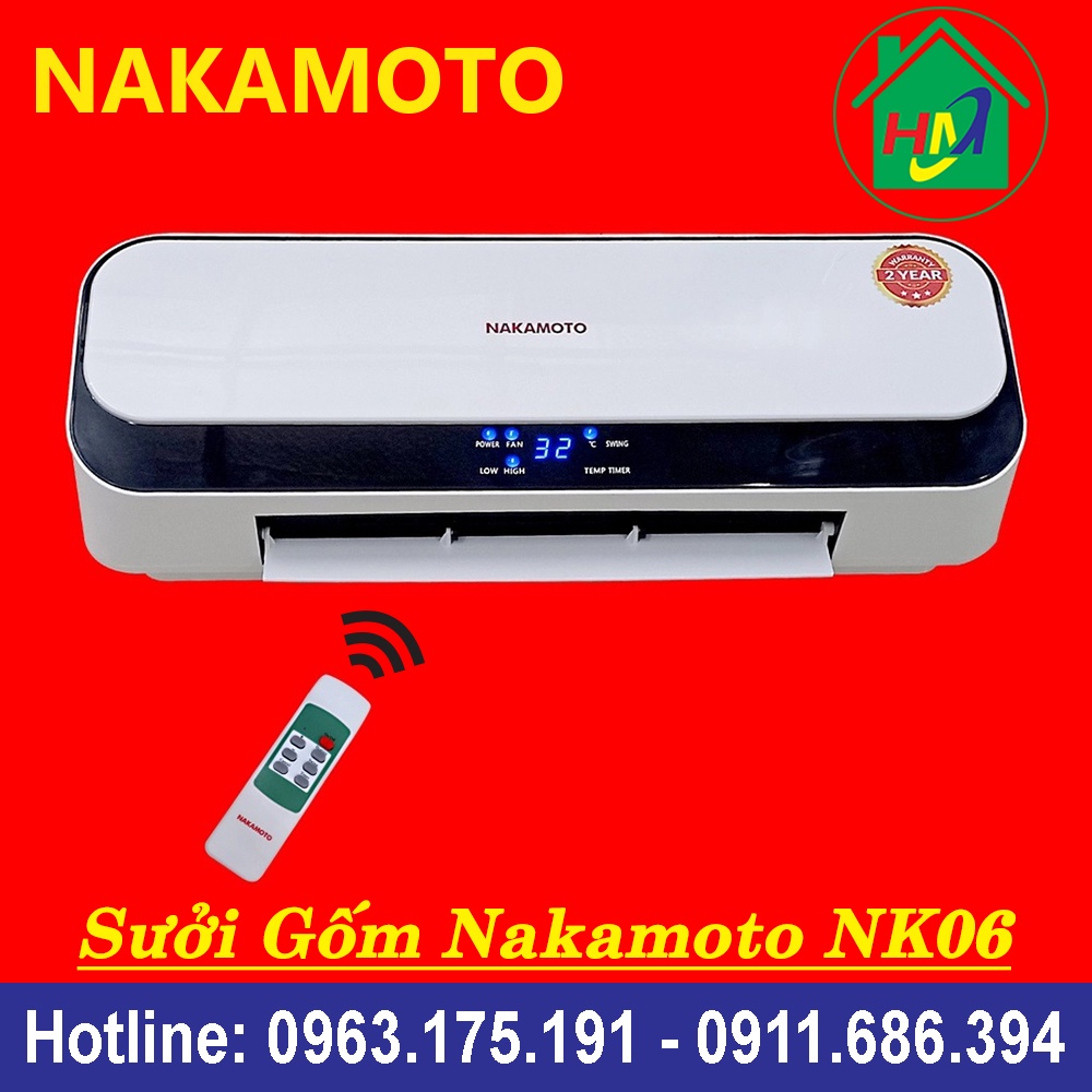 Máy Sưởi Gốm Nhật Bản Nakamoto NK06