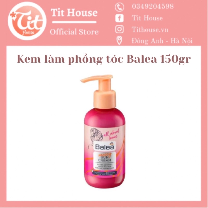 Kem làm phồng tóc Balea 150gr