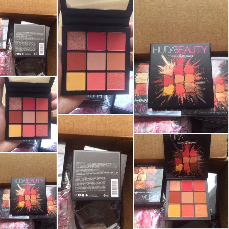Bảng phấn mắt Huda Beauty Coral Obsessions | BigBuy360 - bigbuy360.vn