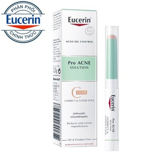 Che Khuyết Điểm Da Mụn Eucerin Pro Acne-Oil Control ProACNE Solution Correct & Cover Stick (2gr)