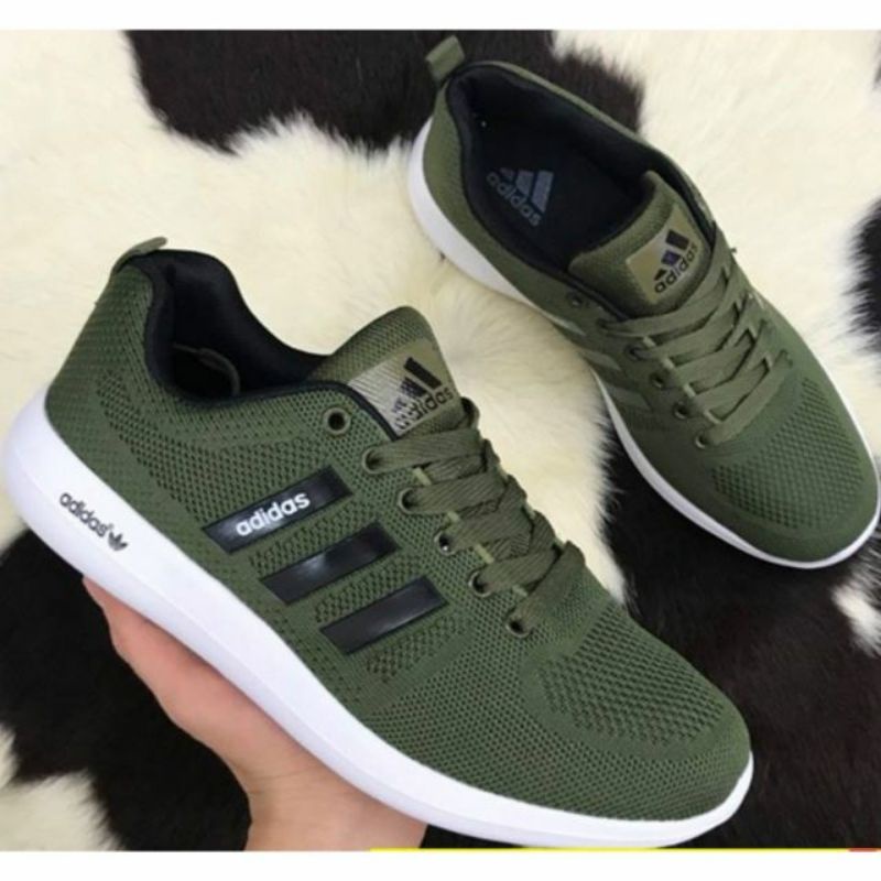 Giày Ad Zoom xanh rêu đế siêu êm