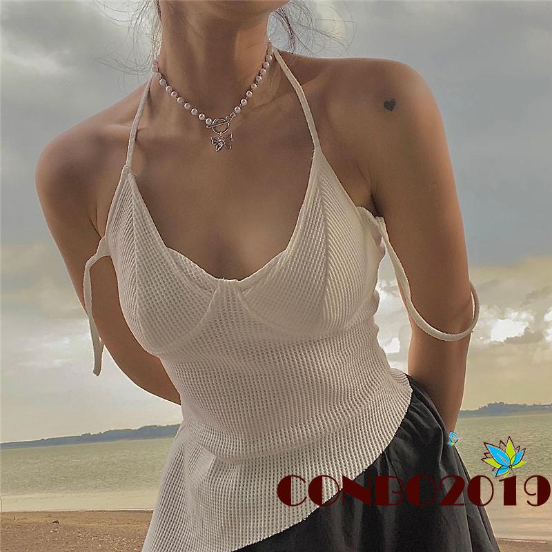 Áo không tay thoáng khí màu sắc đơn giản cho nữ