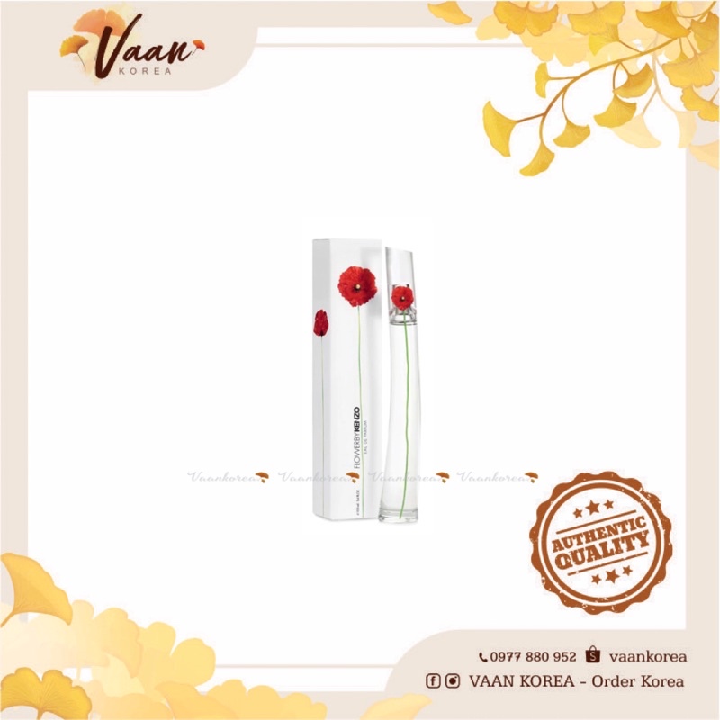 Nước hoa Kenzo Flower by Kenzo EDP mini 4ml fullbox